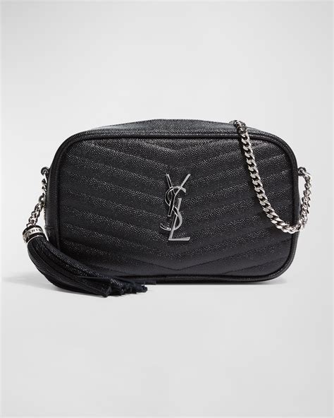 ysl lou camera bag silver